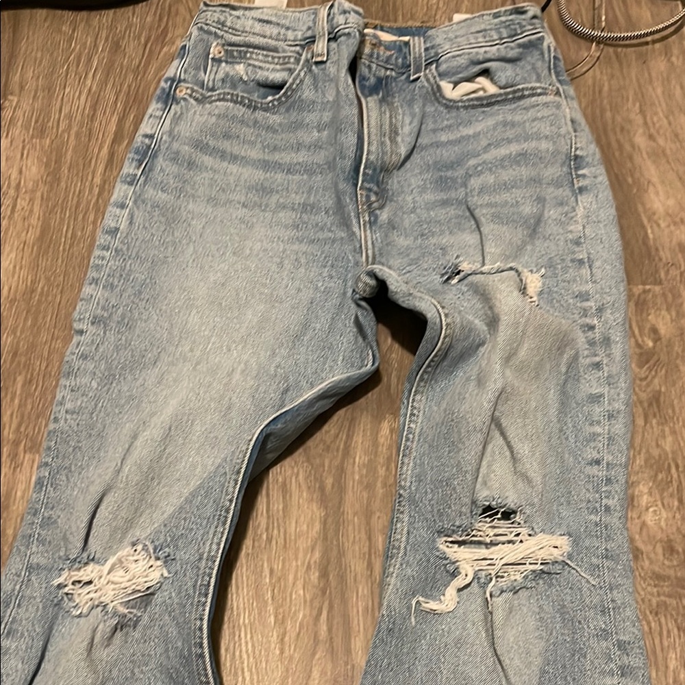 Denizen from Levi's Blue Flare & Wide Leg Jeans